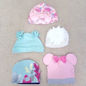 Newborn Hats Set of 5